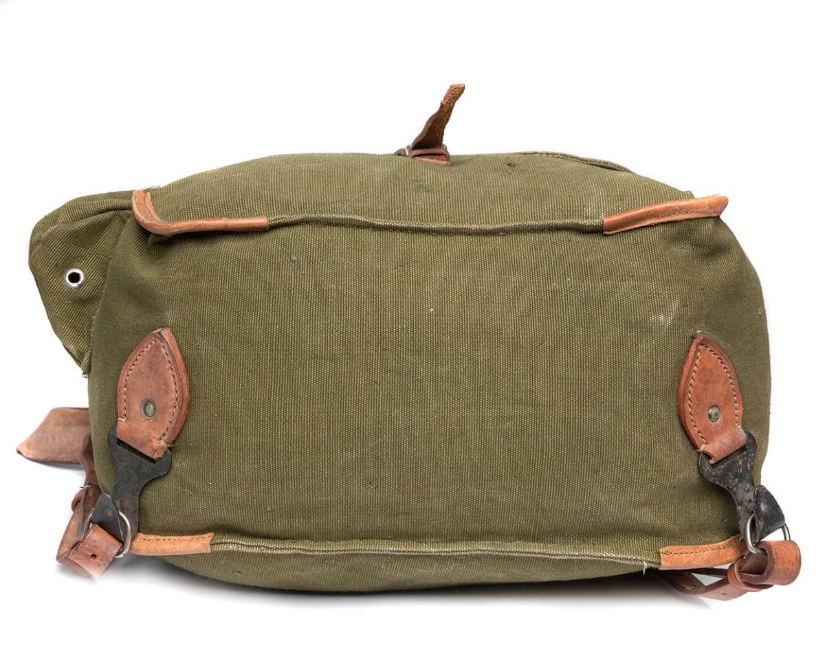Original rumänische Armee Rucksack Tasche Militär Überschuss OD Schultergurt Canvas