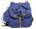 Original rumänischer Armee-Rucksack, Militär-Überschuss, blauer Canvas-Brotbeutel, NEU