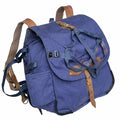 Original rumänischer Armee-Rucksack, Militär-Überschuss, blauer Canvas-Brotbeutel, NEU