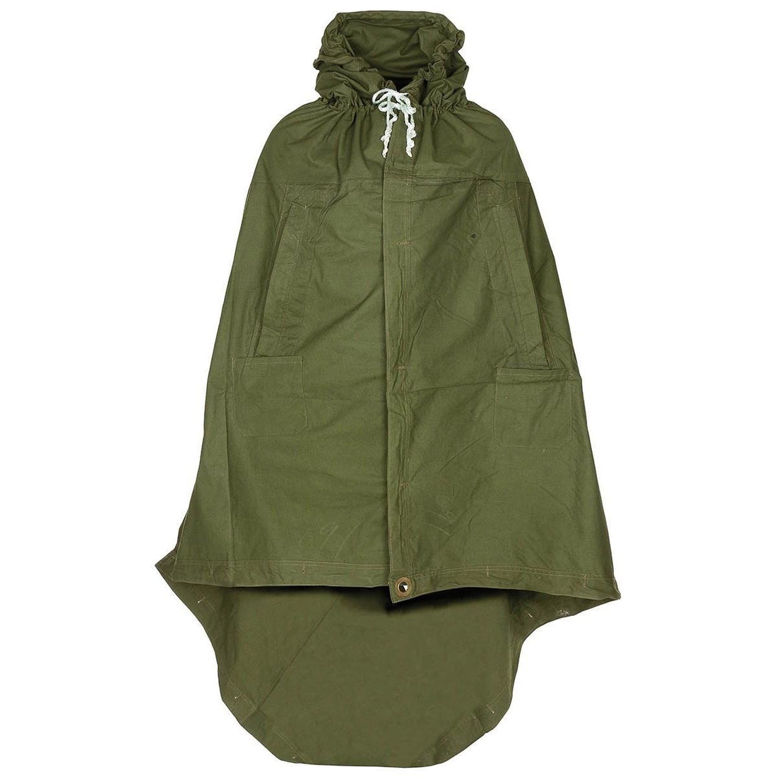 Original wasserdichtes Zeltplane-Zelt der rumänischen Armee, Olivgrüner Poncho, 180 x 180 cm