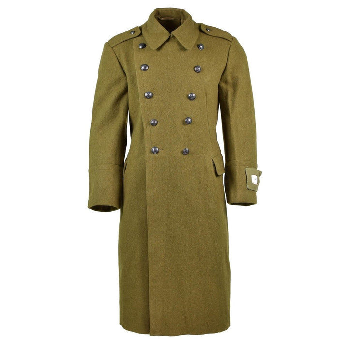 Echter rumänischer Trenchcoat, Militär-Armee-Wollmantel, schwerer Winterglanz, NEU – GoMilitar