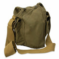 Originale Gasmasken-Schultertasche GP-5 aus Segeltuch der sowjetischen russischen Armee.