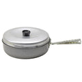 Original Schwedenarmee Trangia Bratpfanne Deckel 726 Edelstahl Kochgeschirr Pfannenset