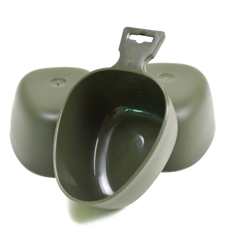 Original schwedische Armee Tasse Kunststoff Becher Trangia Kuksa Schweden Militär Ausgabe LOT