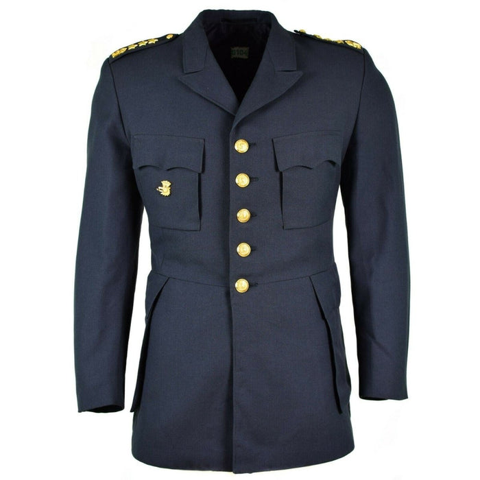Echte blaue Paradeuniform der schwedischen Armee-Infanterie, schwedische Militärjacke – GoMilitar