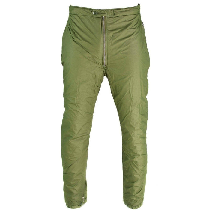 Echte Hose der schwedischen Armee, isoliert, OD, grün. Thermohose für kaltes Wetter – GoMilitar