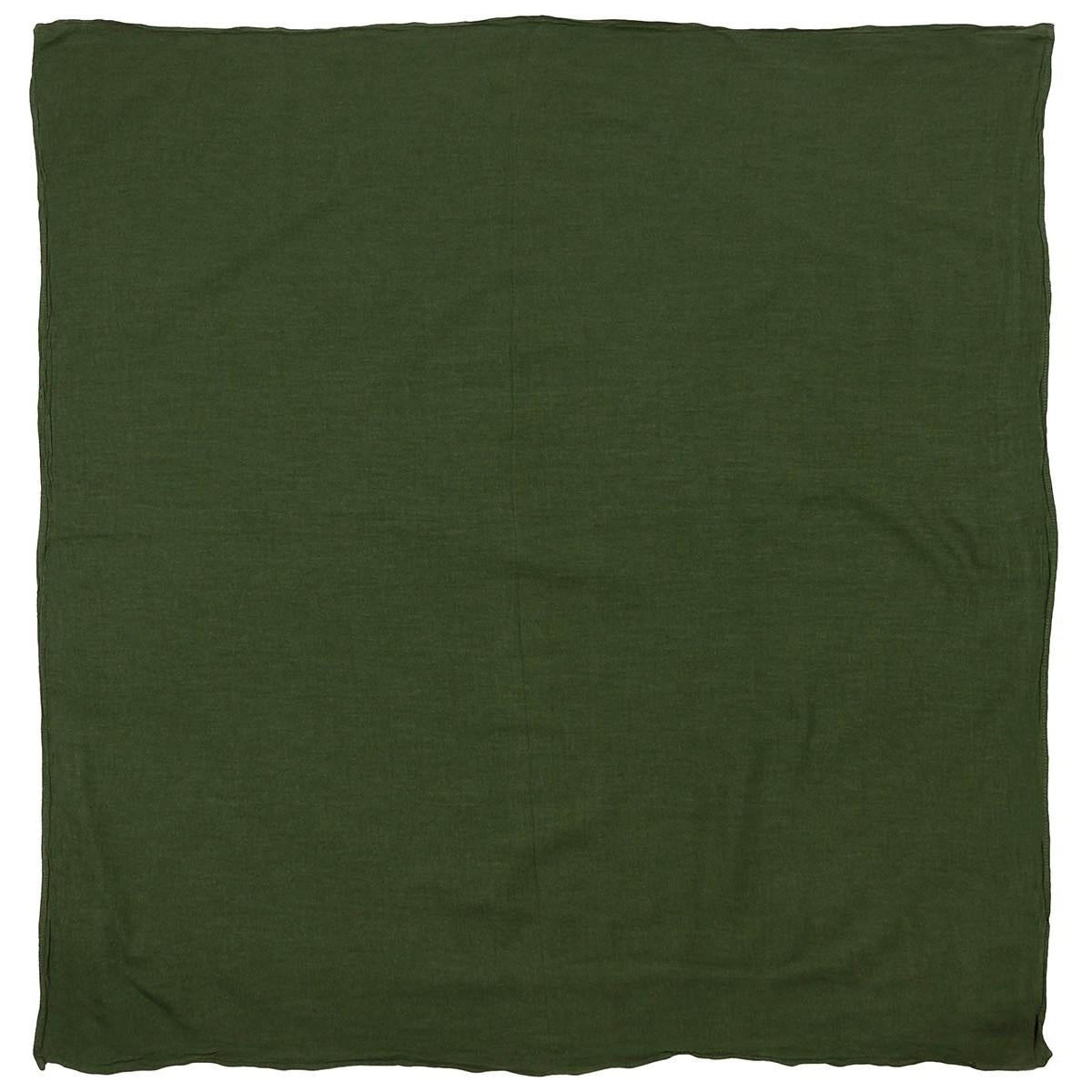 Original schwedischer Militär-Bandana-Schal 80x80cm grün leicht atmungsaktiv NEU