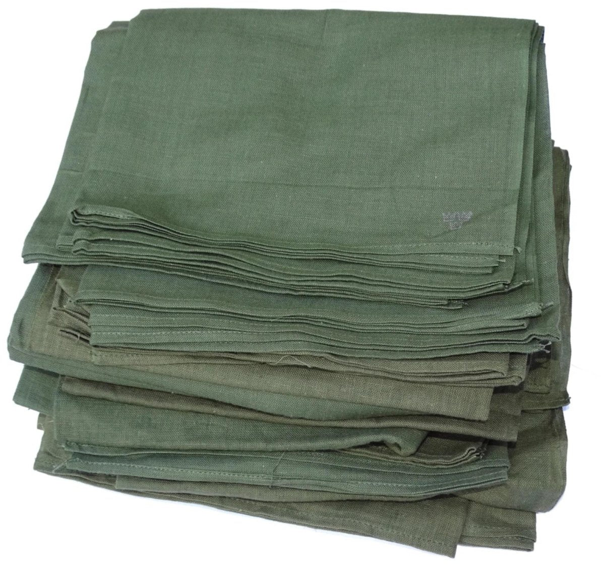 Original schwedischer Militär-Bandana-Schal 80x80cm grün leicht atmungsaktiv NEU