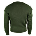 Echter schwedischer Militärpullover, grüner Wollpullover, durchgehender Reißverschluss, Strickjacke, NEU