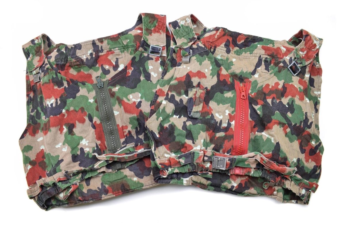 Original Schweizer Armee Kampf TAZ 83 Camo Weste Rucksack Daypack Militär Schweiz
