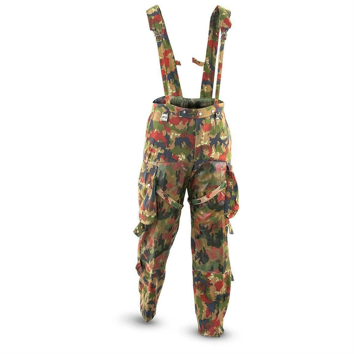 Echte Feldhose der Schweizer Armee M70 Schweiz Combat Camo Scharfschützenhose NEU - GoMilitar