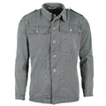 Echte Schweizer Armee Arbeitsjacke Jeans Militärjacke grau Vintage Überschuss