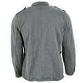 Echte Schweizer Armee Arbeitsjacke Jeans Militärjacke grau Vintage Überschuss