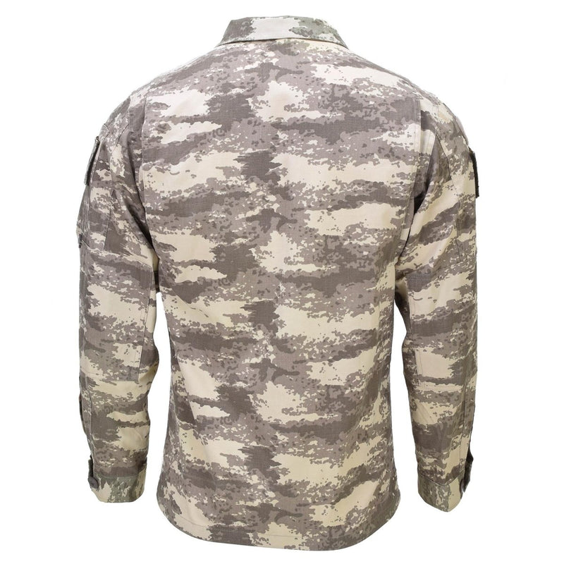 Echte türkische Originaluniformjacke Ripstop verstärkte Ellbogen M2021 Camo