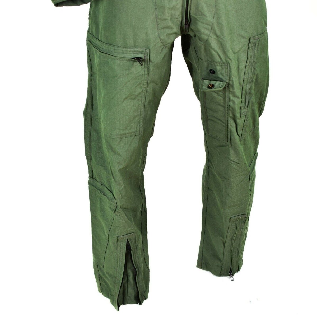 Echter US-Armee-Overall USAF CWU-27/P Fluganzug. Grüner Nomex-Feuerschutz