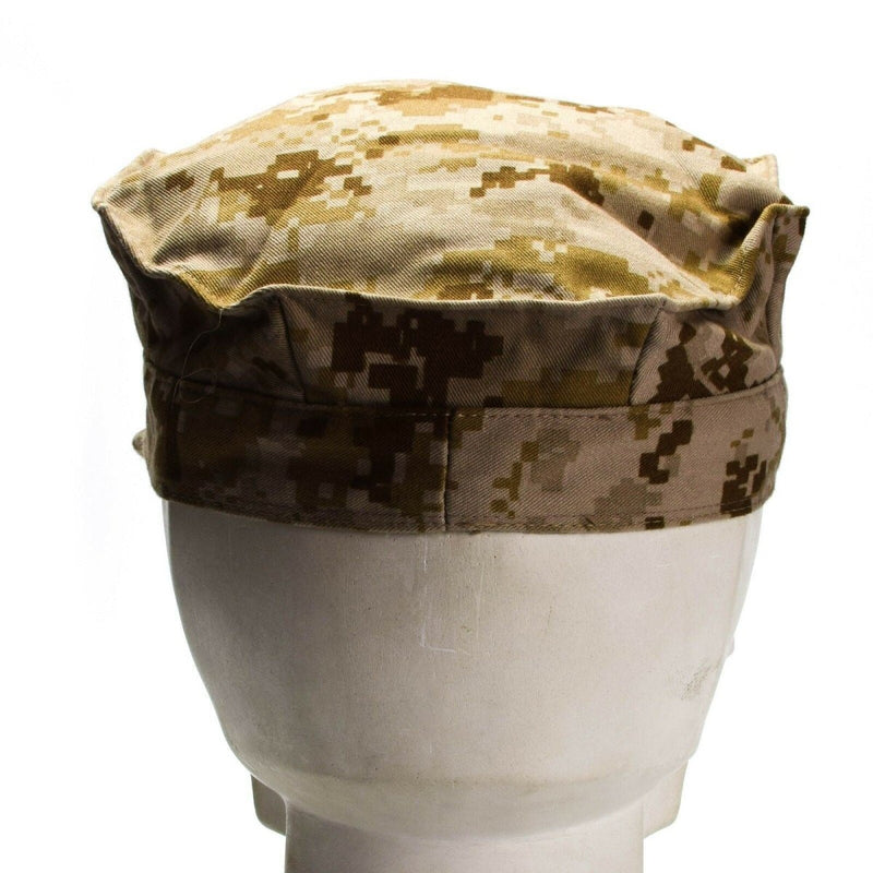 Genuine U.S army garrison cap MARPAT MC DESERT field military hat BDU patrol - GoMilitar