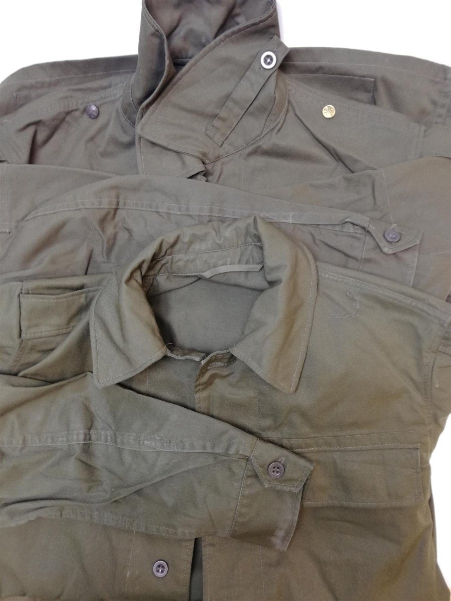 Echte Vintage tschechische Armee Feldjacke M85 Militär Olivgrün Militär CZ