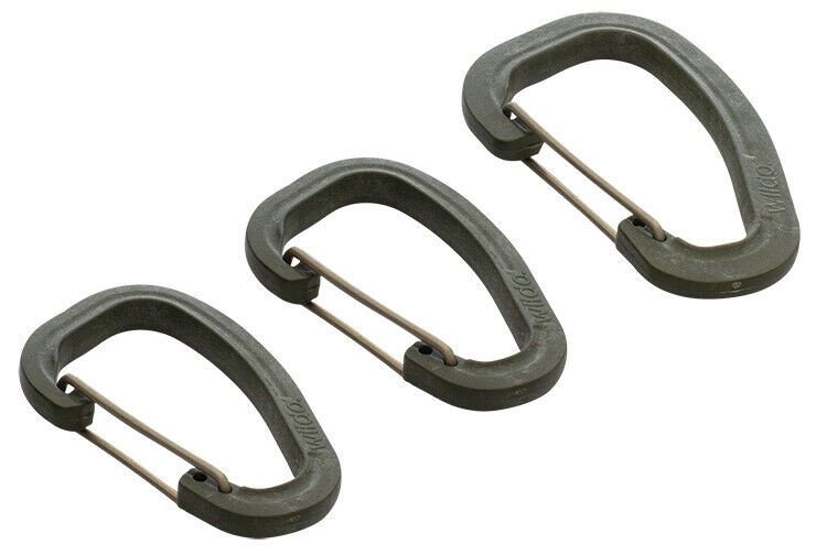 Original Wildo Zubehör Karabiner Set OD 3-teilig Leichte, stabile Clips
