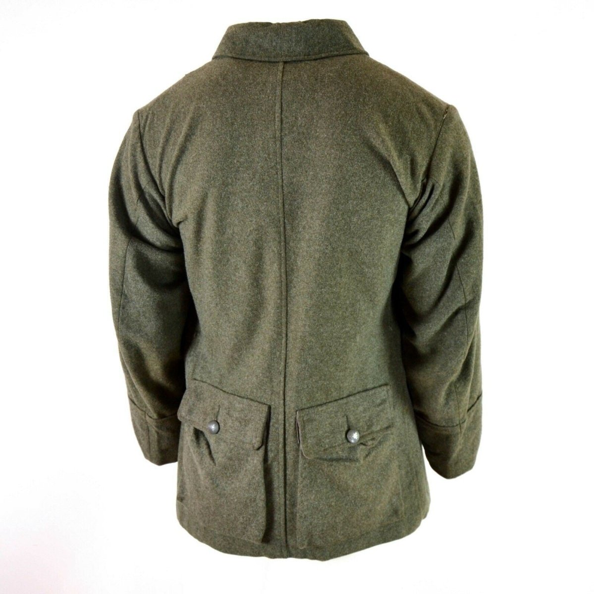 Echte Vintage-Uniformjacke M39 der schwedischen Armee aus Wolle aus dem Zweiten Weltkrieg, 1940er-Jahre, Militärgrau