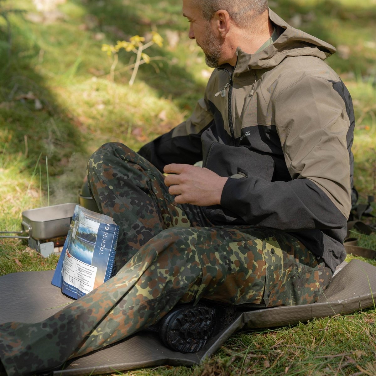 Deutsche Armee Bodenplane Unterlage Plane OD Militär wasserdichte Plane Pad NEU 