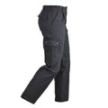 BDU-Cargohose im Stil der Bundeswehr, schwarz, strapazierfähige Kampfuniform, klassische Hose