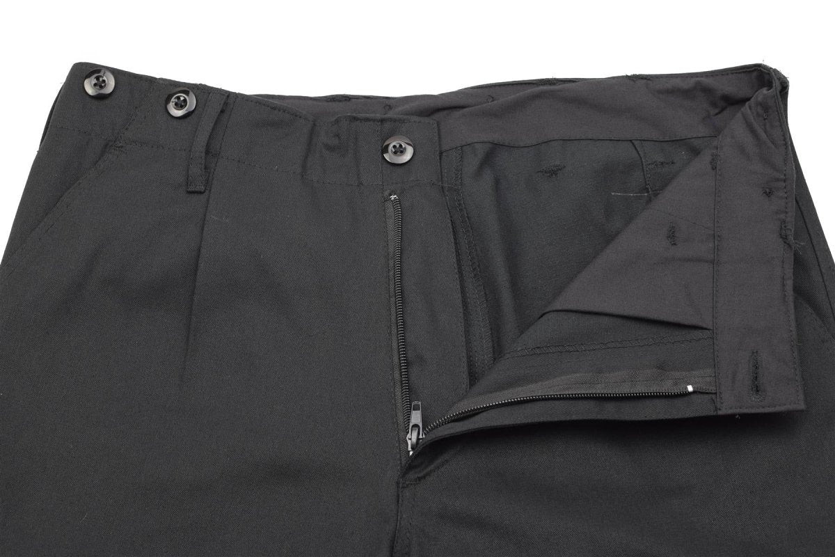 BDU-Cargohose im Stil der Bundeswehr, schwarz, strapazierfähige Kampfuniform, klassische Hose