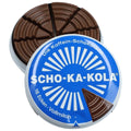 Deutsche Energiemilch-Schokolade SCHO-KA-KOLA Vollmilch 100 g Blechdose blau