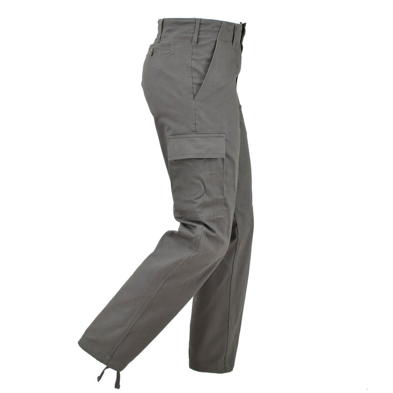 Deutsche Militärhose im Moleskin-Stil, olivgrüne Kampfuniformhose, Replik NEU