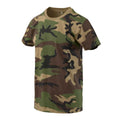 Helikon-Tex Classic T-Shirt, kurzärmelig, entspannte Passform, Baumwolle, Woodland Camo