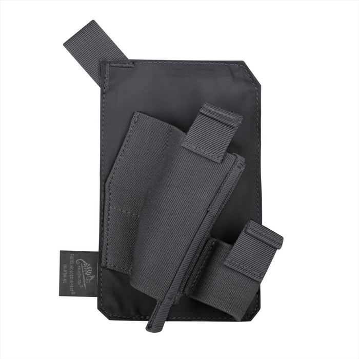 Helikon-Tex schattengraues Cordura-Pistolenholster mit flachem Einsatz und Klettverschluss für taktische Taschen