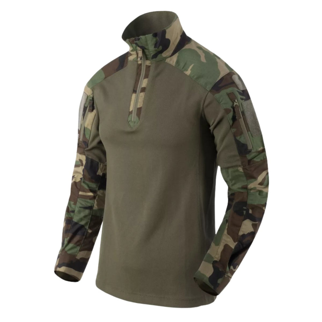 Helikon-Tex MCDU Combat Shirt Ellenbogenverstärkung Ripstop Woodland Camo