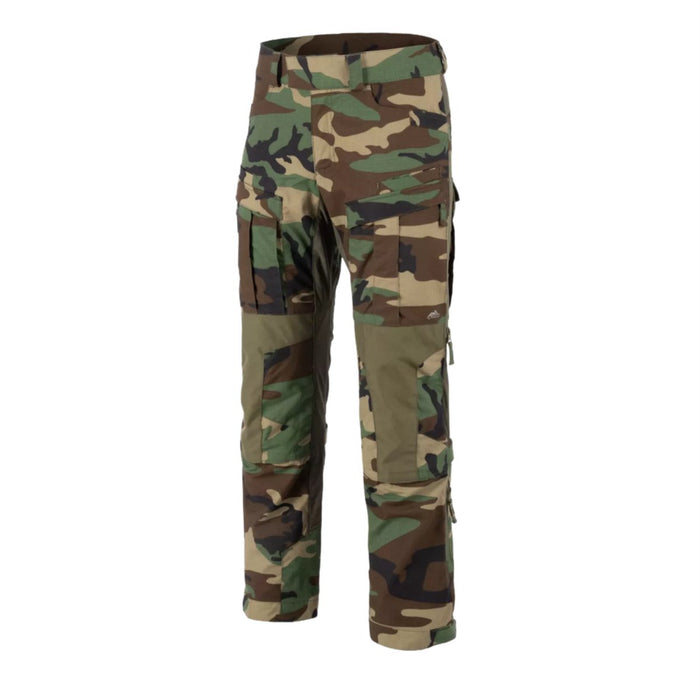 Helikon - Tex MCDU Taktische Hose Ripstop Belüftung Knieverstärkungen Woodland - GoMilitar
