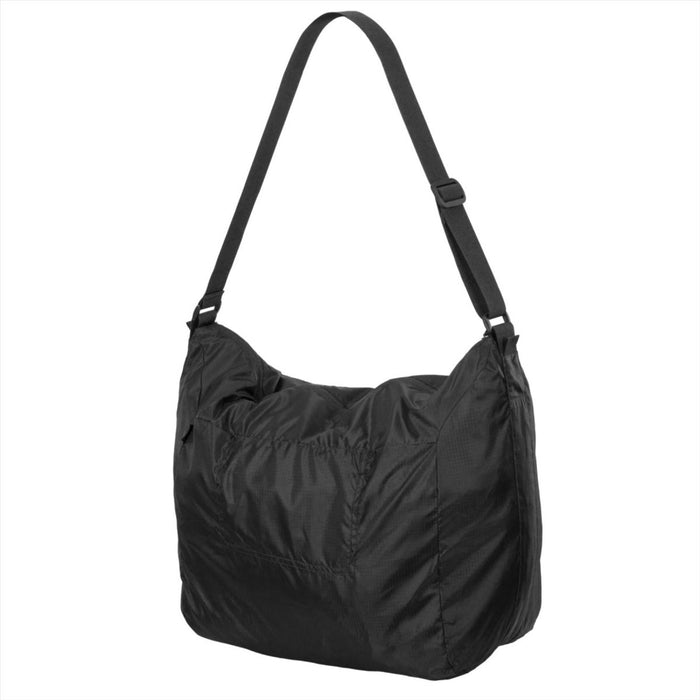 Schwarze, faltbare 29-Liter-Schultertragetasche von Helikon-Tex aus strapazierfähigem Polyester für Reisen und Backup-Aufbewahrung