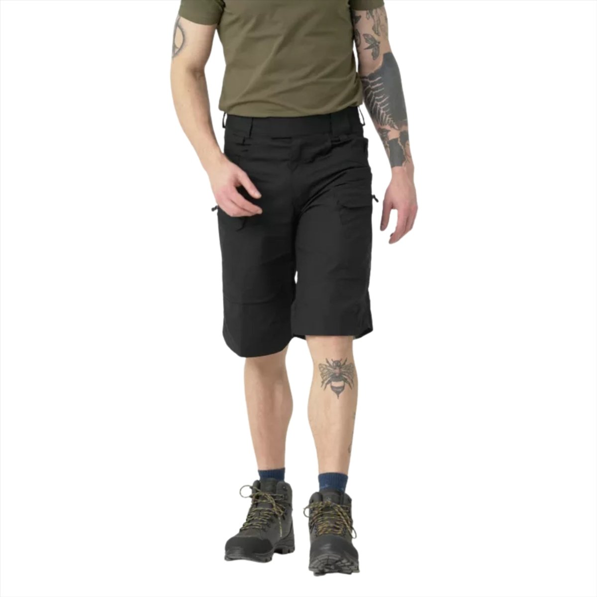 Helikon-Tex Urban Tactical Shorts Cargotaschen PolyCotton Ripstop Schwarz