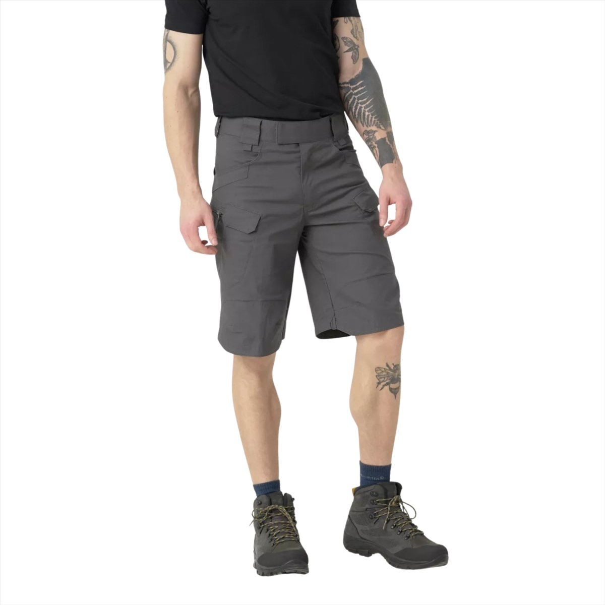 Helikon-Tex Urban Tactical Shorts Cargotaschen PolyCotton Ripstop Grau
