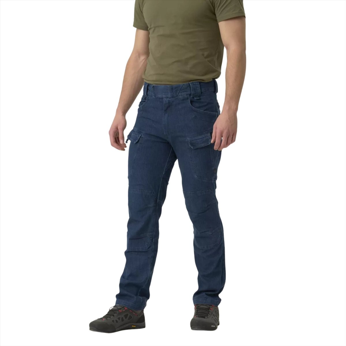 Helikon-Tex UTP Taktische Hose, Stretch-Denim, Knieverstärkung, verschiedene Taschen