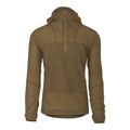 Helikon-Tex WINDRUNNER Anorak Jacke mit verstellbarer Kapuze unten, Woodland Camo