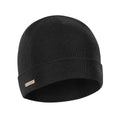 Helikon-Tex Wintermütze, atmungsaktiv, doppellagig, Merino-Strick, Schwarz