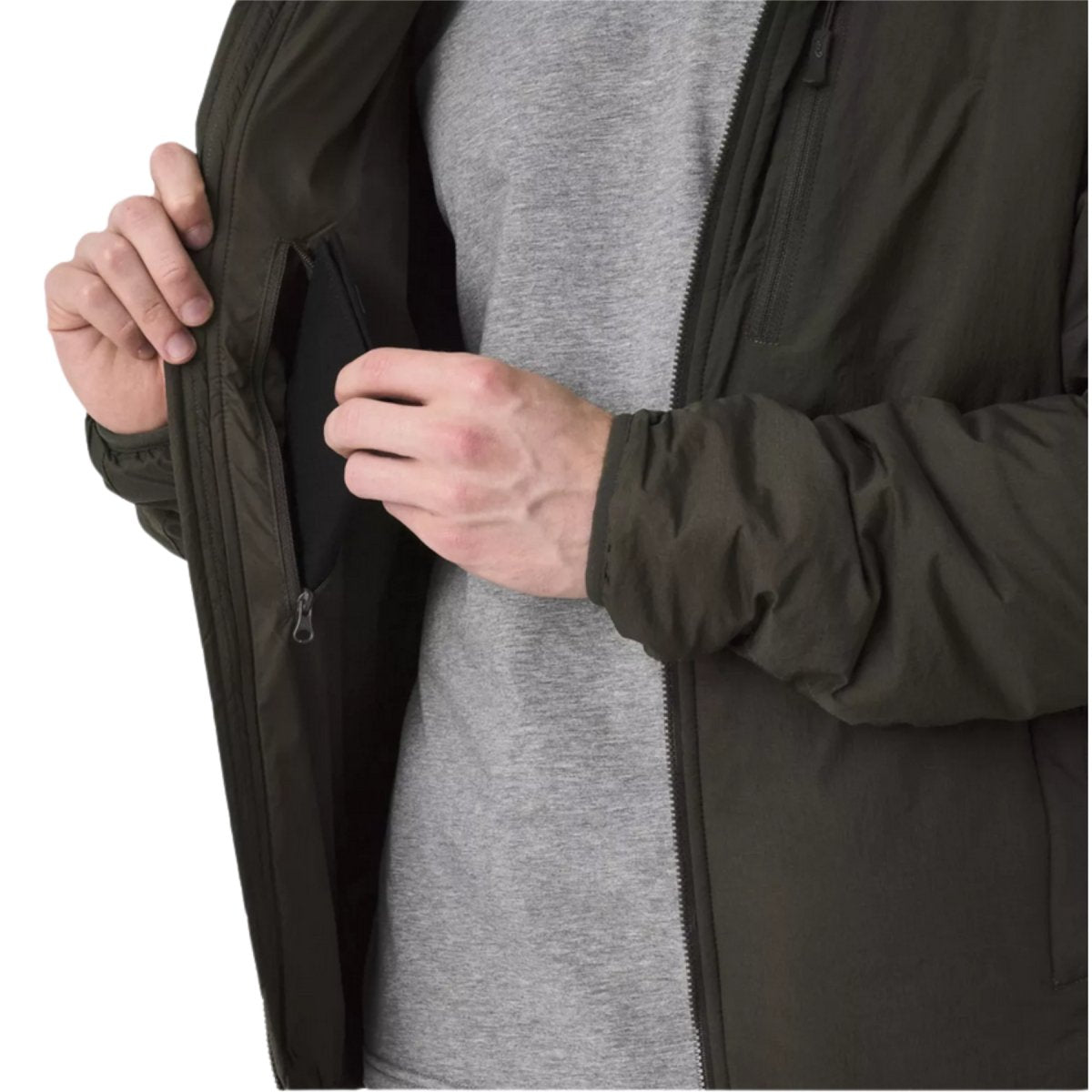 Helikon-Tex Wolfhound Kapuzenjacke, Nylon-Windpack, isoliert, Woodland Camo