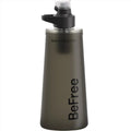 Katadyn BeFree AC 1L Wasserfilter Faltflasche EZ Clean Technology Schwarz