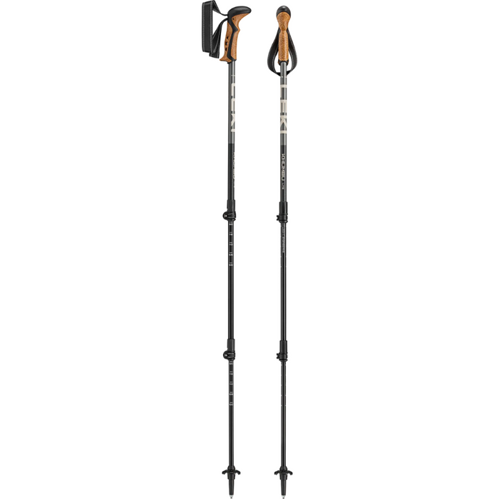 LEKI Khumbu Lite Trekking Poles Pair 100-135cm Adjustable Hiking Lightweight - GoMilitar