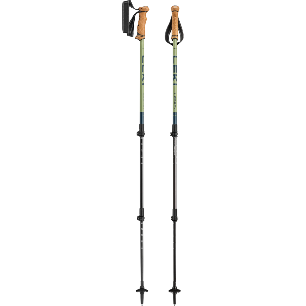 LEKI Legacy Lite verstellbare Wander-Trekkingstöcke, Paar, 100–135 cm, leicht.