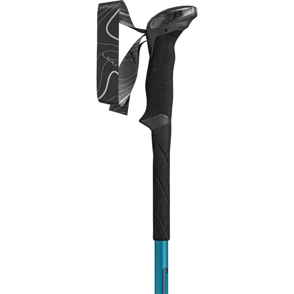 LEKI Makalu Lite AS Trekkingstöcke, verstellbares Anti-Shock-Wanderpaar, 100–135 cm