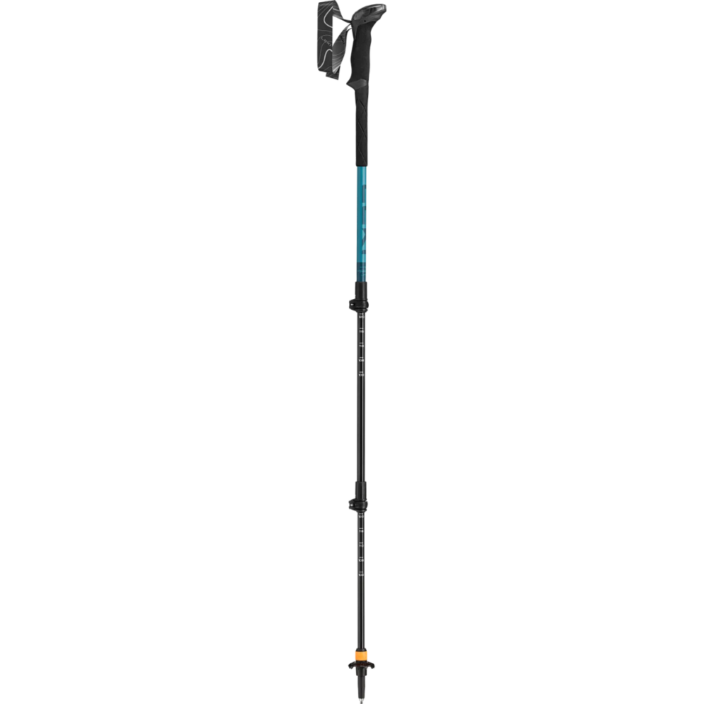 LEKI Makalu Lite AS Trekkingstöcke, verstellbares Anti-Shock-Wanderpaar, 100–135 cm