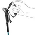 LEKI Makalu Lite AS Trekkingstöcke, verstellbares Anti-Shock-Wanderpaar, 100–135 cm