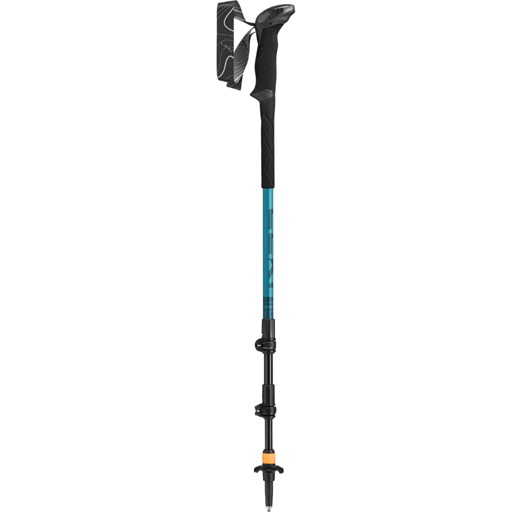 LEKI Makalu Lite AS Trekkingstöcke, verstellbares Anti-Shock-Wanderpaar, 100–135 cm