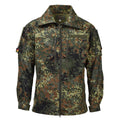 Leo Kohler Army Tactical Flectarn Camo Jacke mit Reißverschluss Feldkampf verstellbar