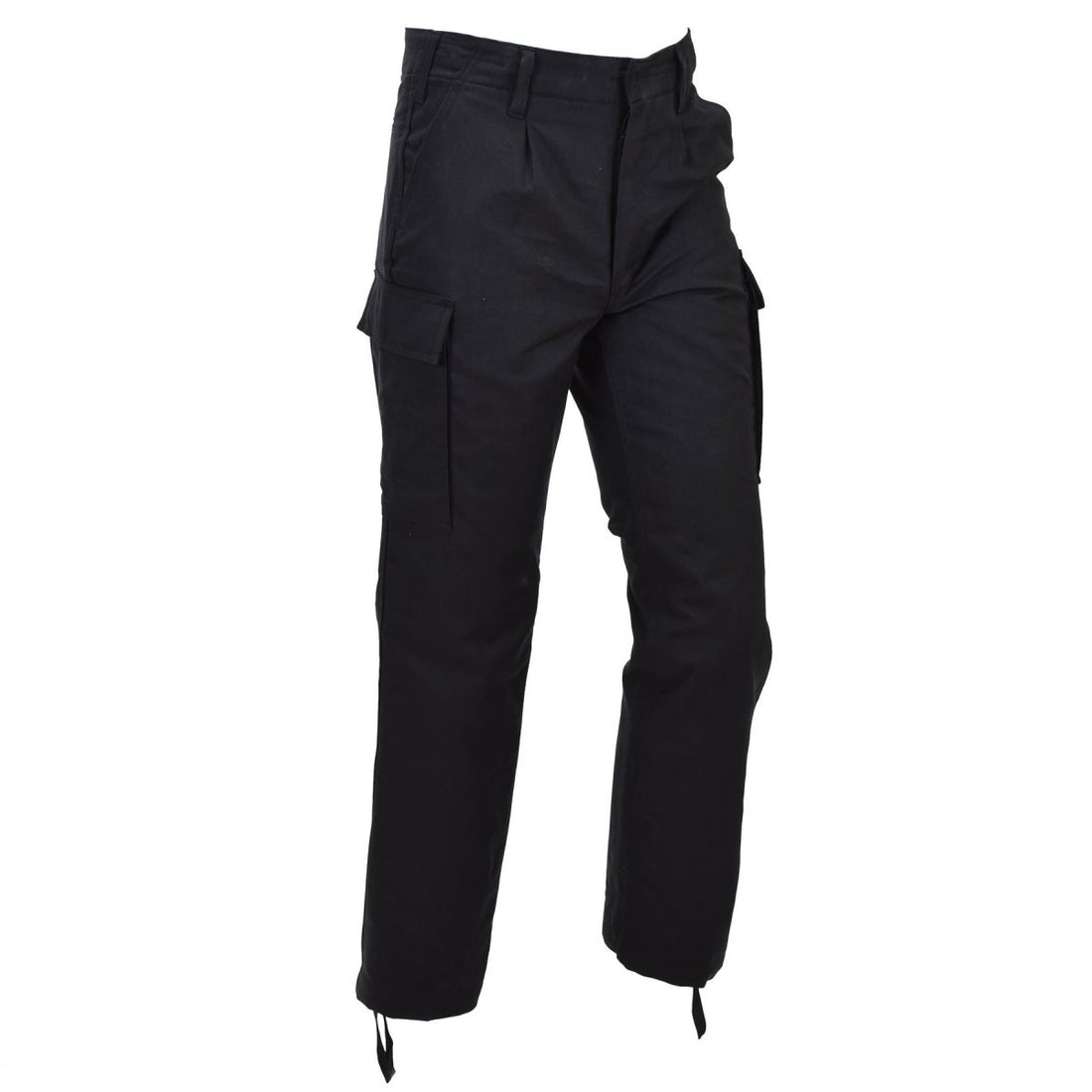 Leo Kohler Cargo-Feldhose, taktisch, langlebig, Outdoor-Cargo-Taschen, Schwarz