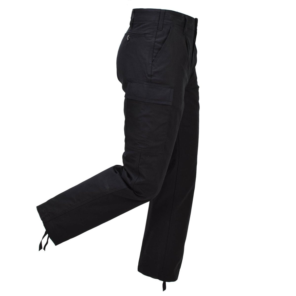 Leo Kohler Cargo-Feldhose, taktisch, langlebig, Outdoor-Cargo-Taschen, Schwarz