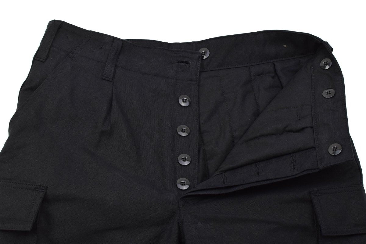 Leo Kohler Cargo-Feldhose, taktisch, langlebig, Outdoor-Cargo-Taschen, Schwarz